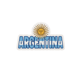Pegatina Argentina con Sol