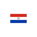 Pegatina Bandera Paraguay