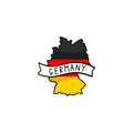 Pegatina Bandera Mapa Alemania