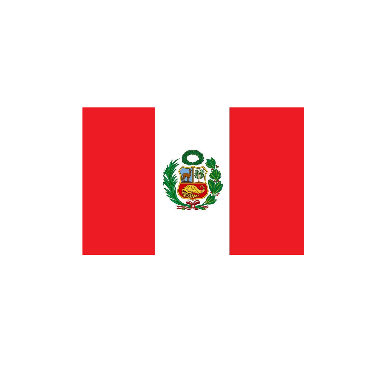 Pegatina Bandera Peru