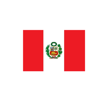 Pegatina Bandera Peru