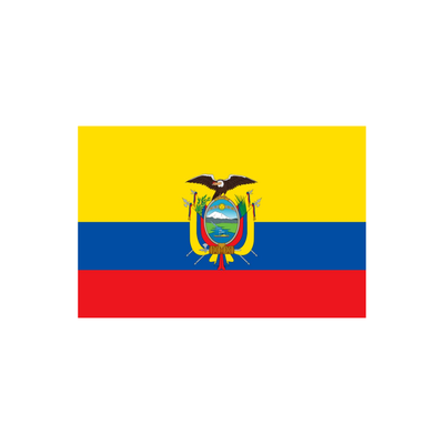 Pegatina Bandera Ecuador