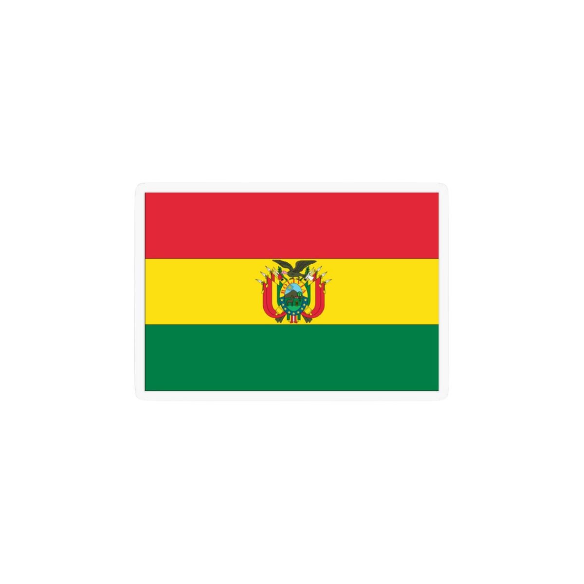 Pegatina Bandera Bolivia
