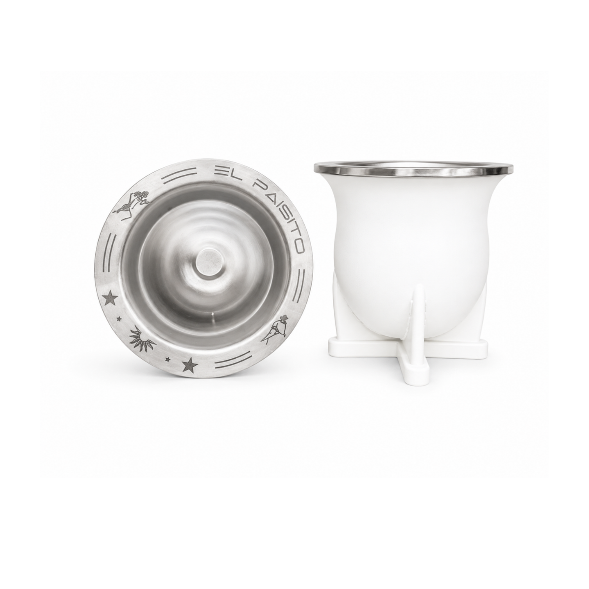 Mate El Paisito Camionero TANGO acero inoxidable 280 ml