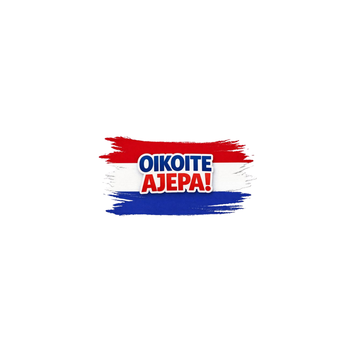 Pegatina "OIKOITE AJEPA"