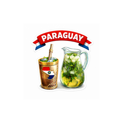 Pegatina Tereré Paraguay