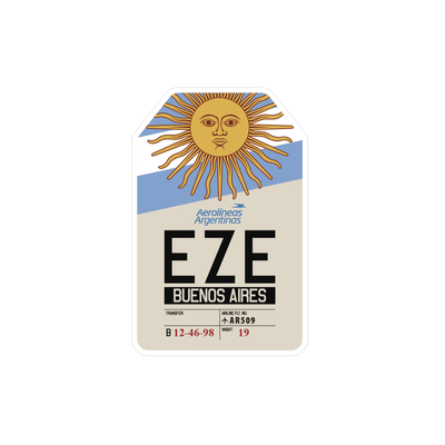 Pegatina Ezeiza Argentina