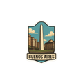 Pegatina Obelisco Buenos Aires