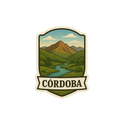 Pegatina Paisaje Córdoba
