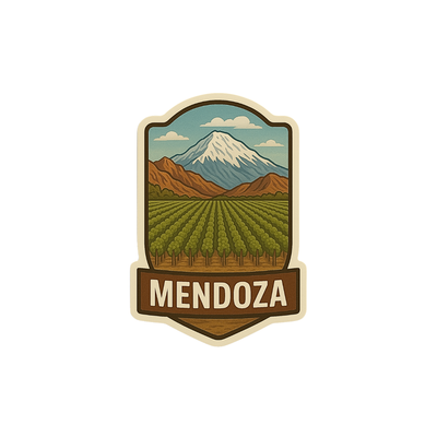Pegatina Paisaje Mendoza