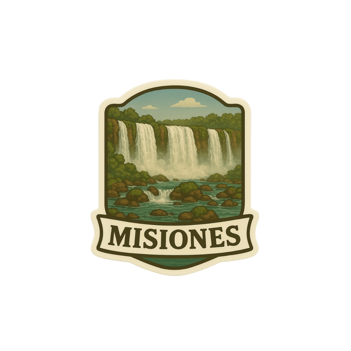 Pegatina Paisaje Misiones