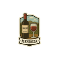 Pegatina Vino Mendoza