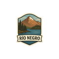 Pegatina Paisaje Río Negro