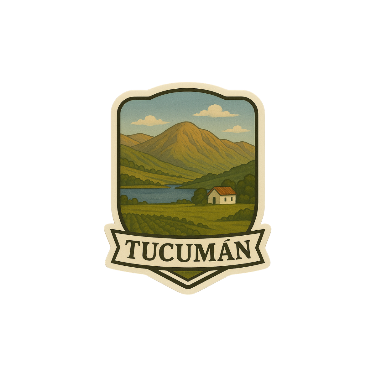 Pegatina Paisaje Tucumán