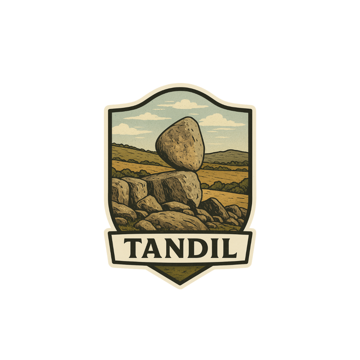 Pegatina Paisaje Tandil