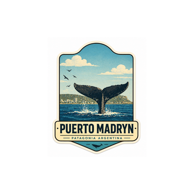 Pegatina Paisaje Puerto Madryn