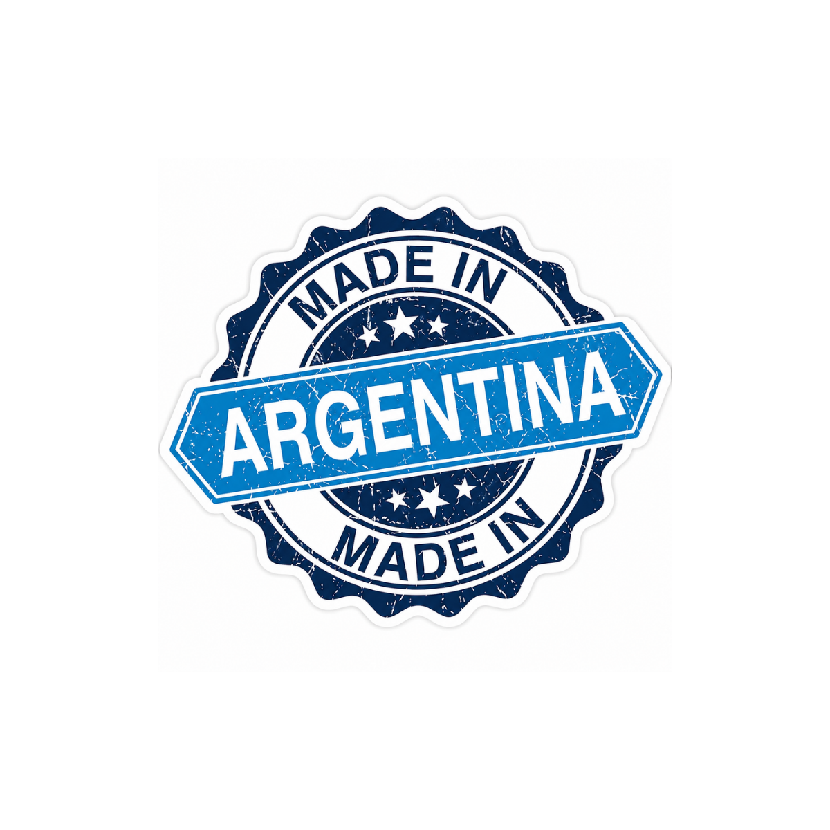 Pegatina "Made in Argentina" Tapa