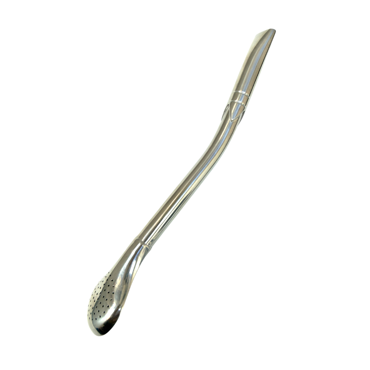 Bombilla Pico de Rey Acero Inoxidable 19cm