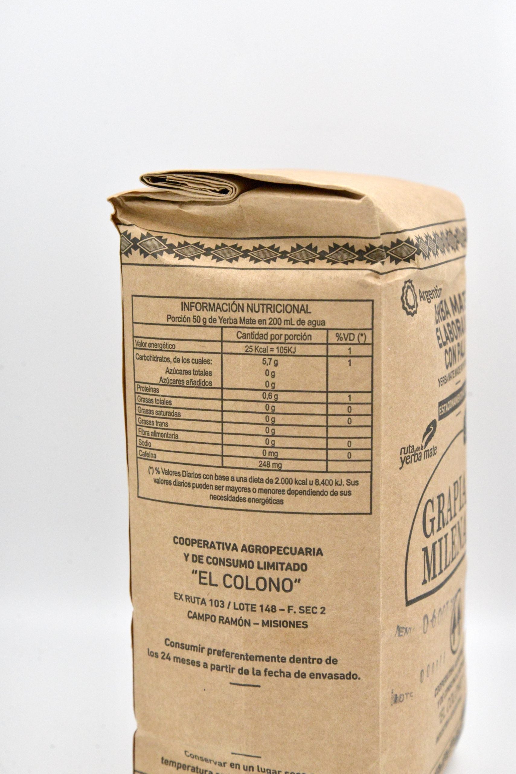 Yerba Mate Grapia Milenaria 500 gr