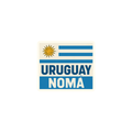 Pegatina Bandera Cuadrada "Uruguay Nomá"