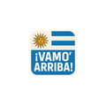 Pegatina Bandera Uruguay "Vamo´Arriba"