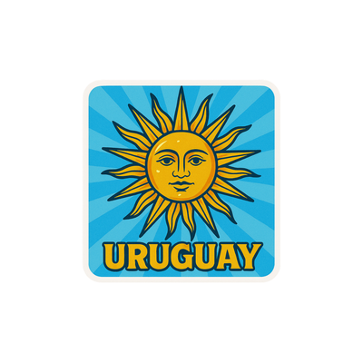 Pegatina Sol Uruguay