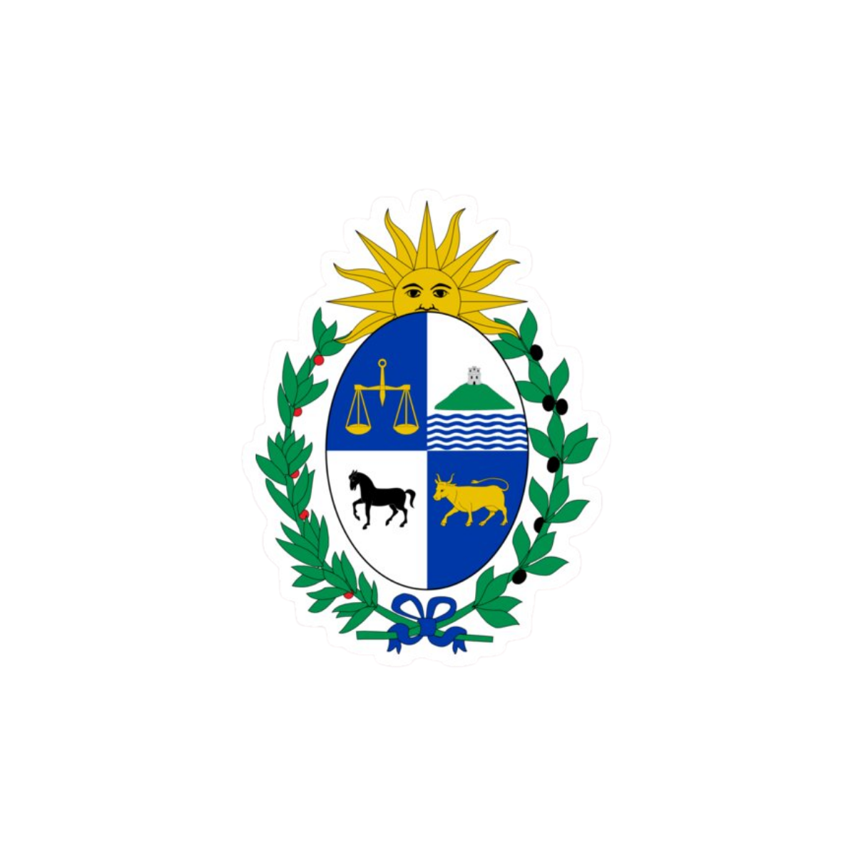 Pegatina Escudo Uruguay