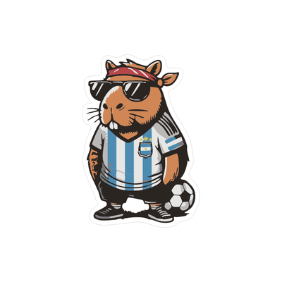 Pegatina Carpincho jugador