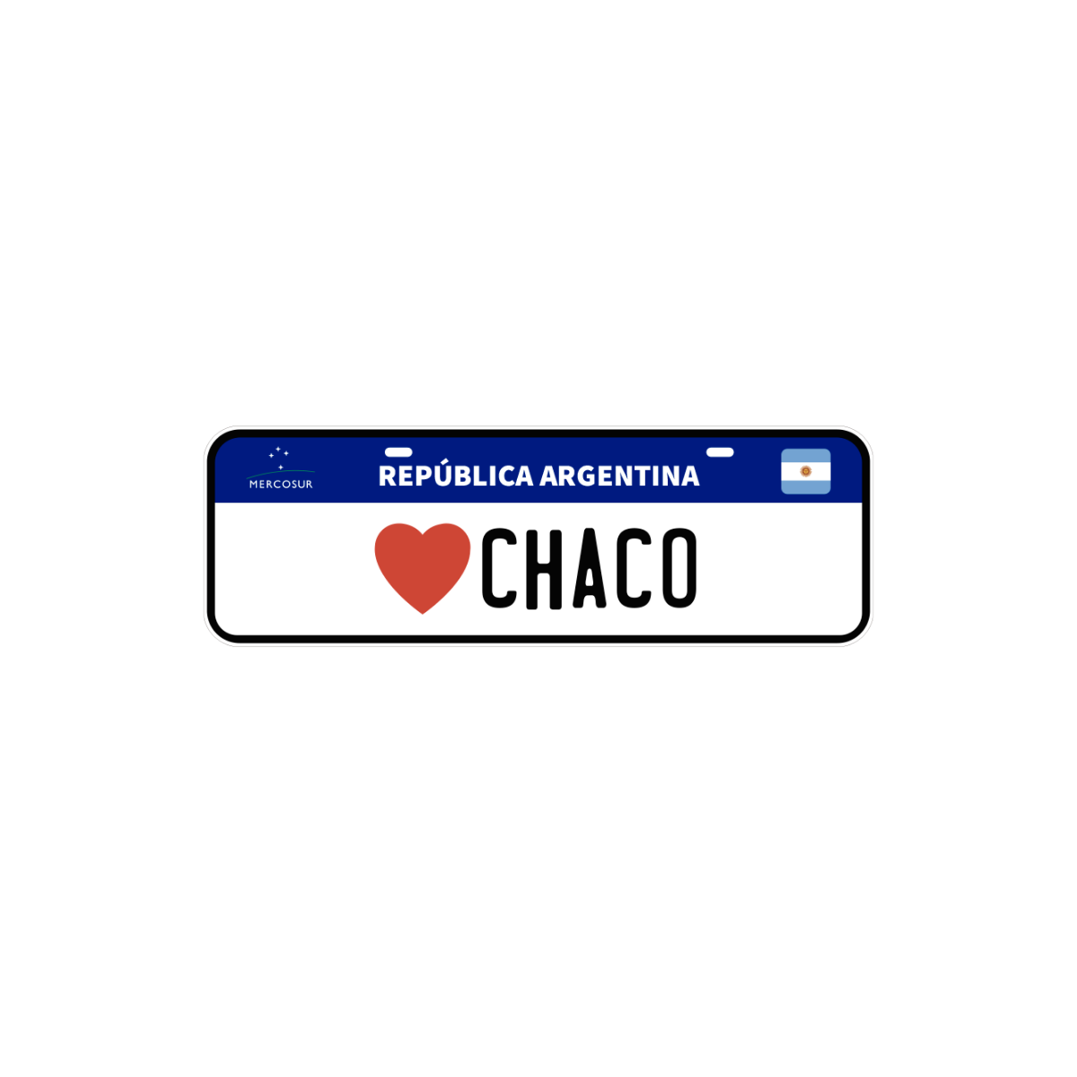 Pegatina Patente Chaco