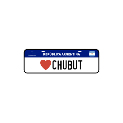 Pegatina Patente Chubut
