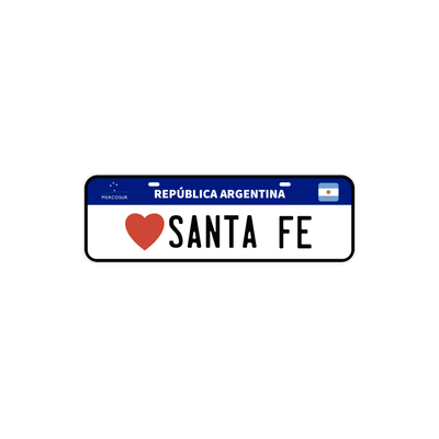 Pegatina Patente Santa Fe