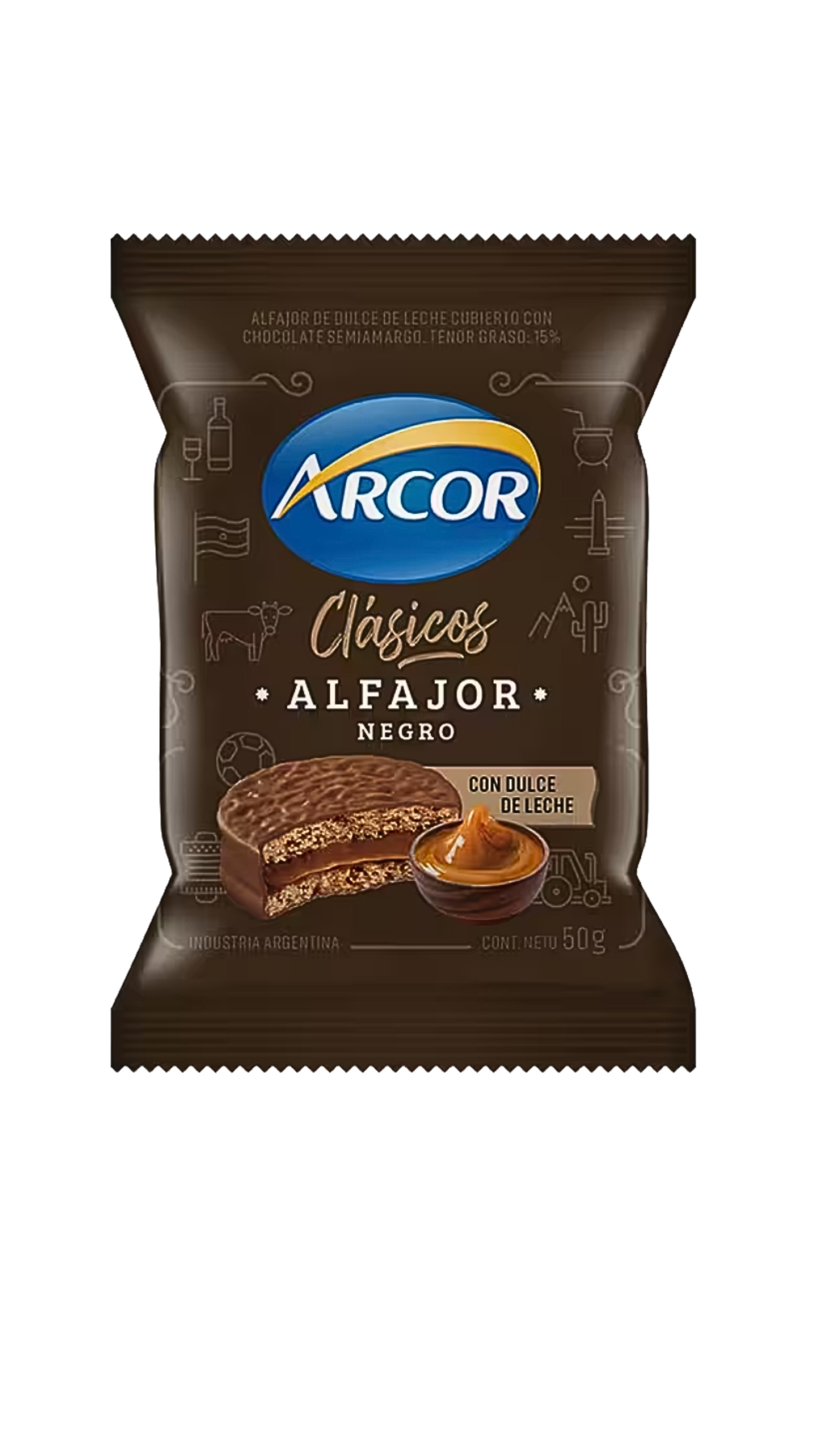 Alfajor Negro Arcor Unidad