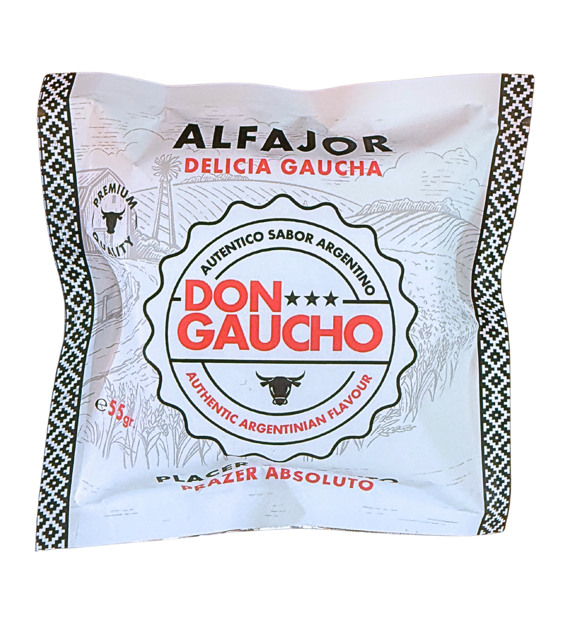 Alfajor Don Gaucho Chocolate Blanco unidad