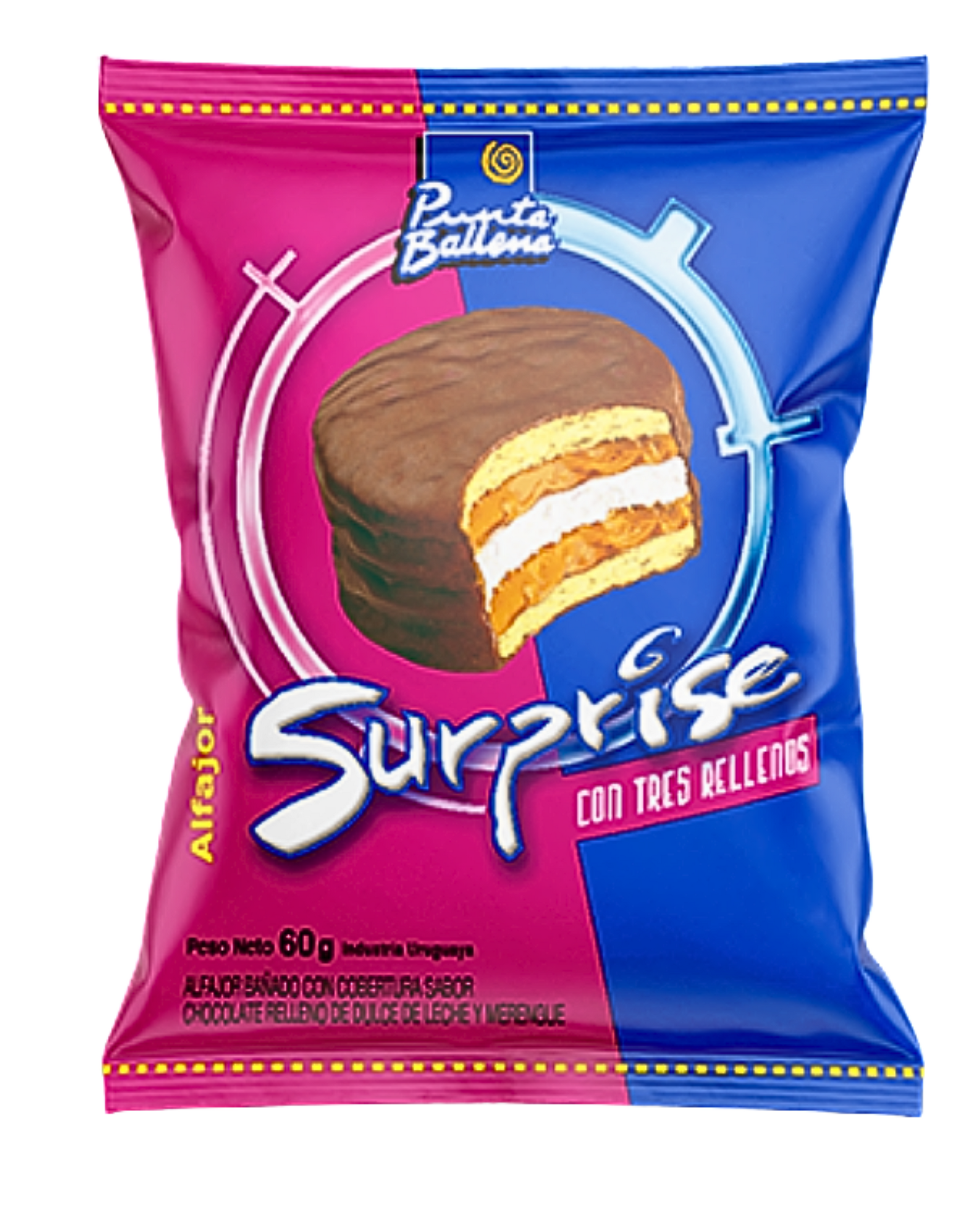 Alfajor Punta Ballena Surprise 60 gr