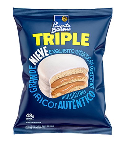 Alfajor Punta Ballena Triple Nieve 48g