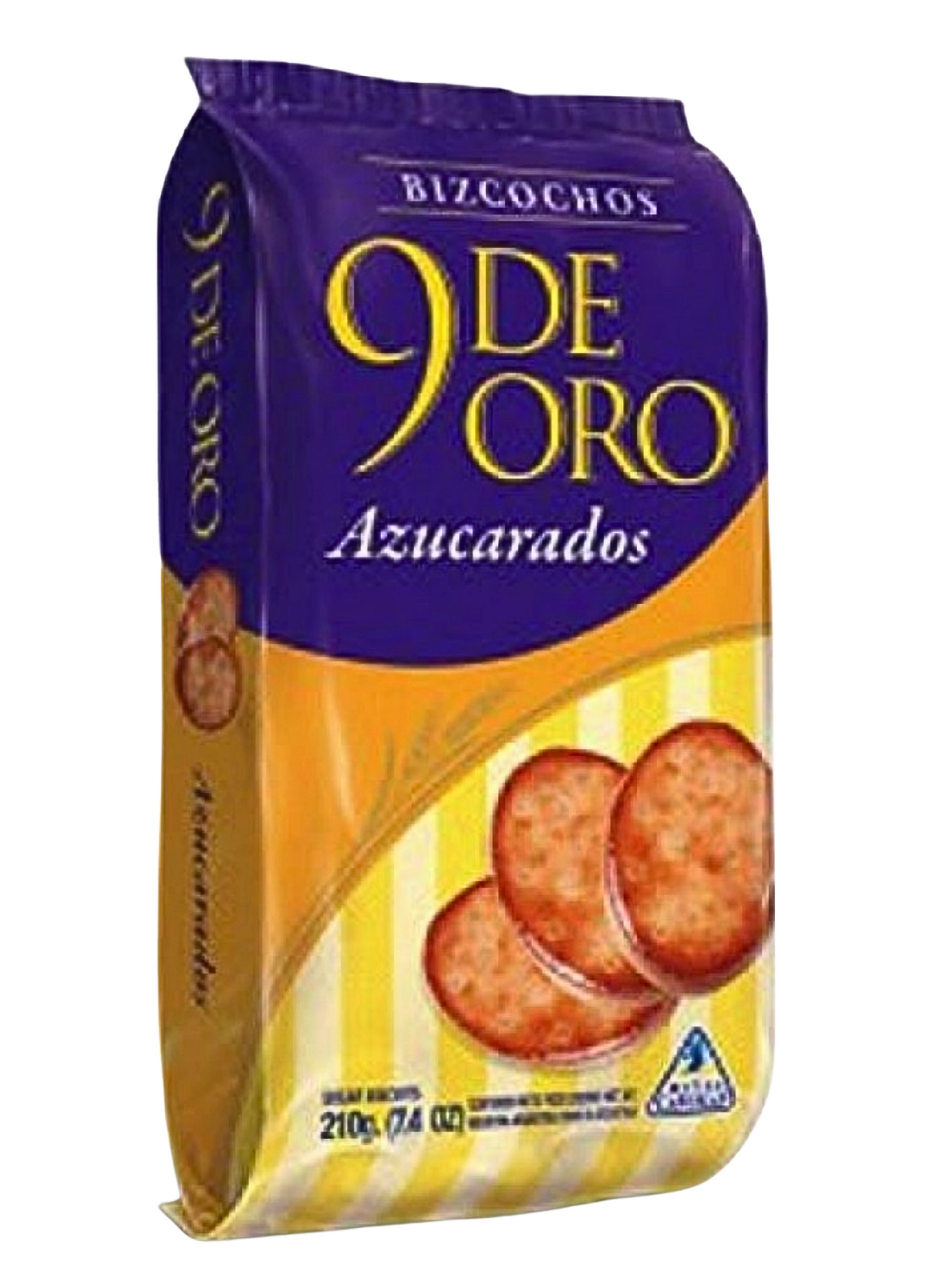 Bizcochos 9 De Oro Azucarados 210 gr