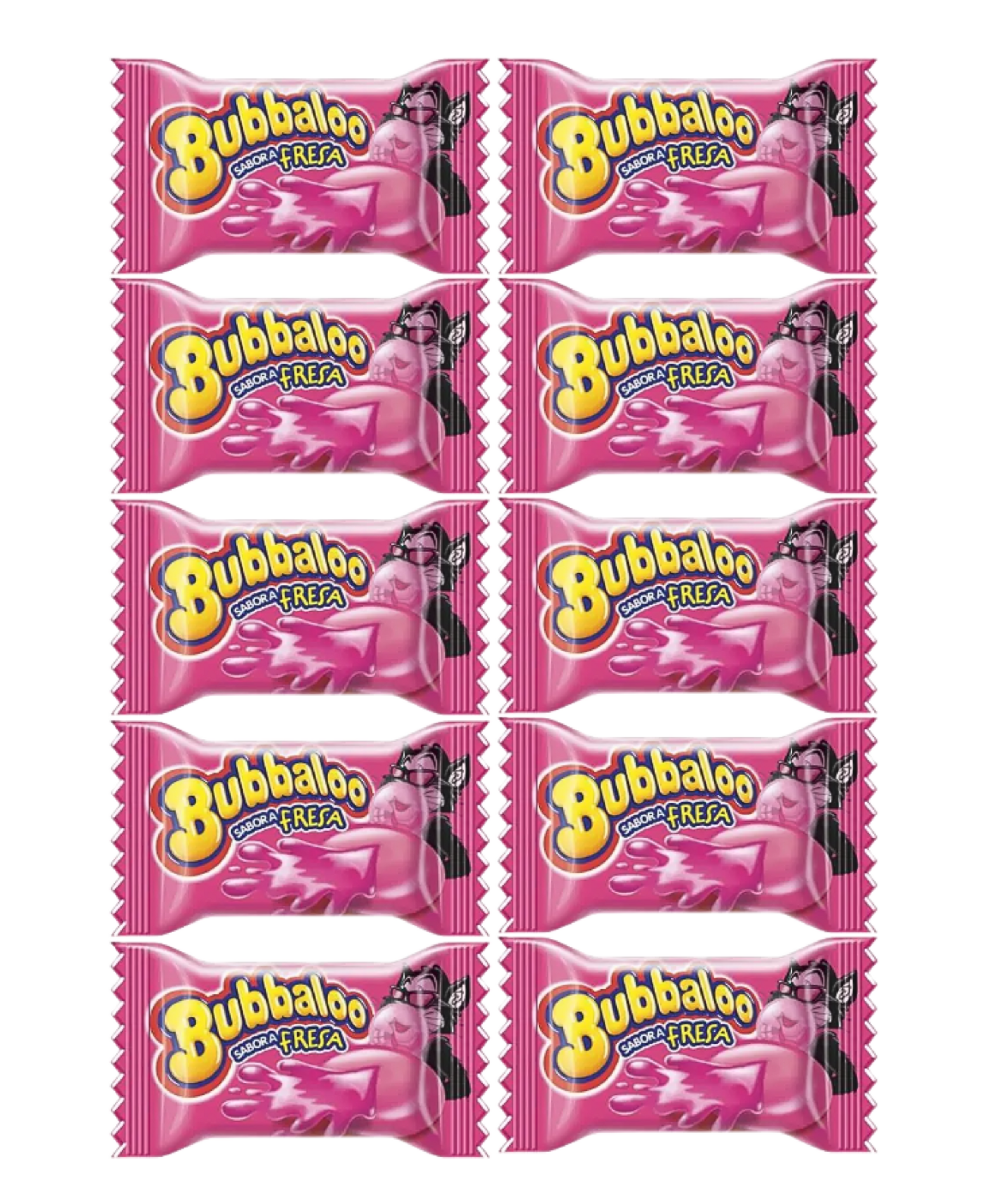 Bubbaloo Fresa 10 unidades
