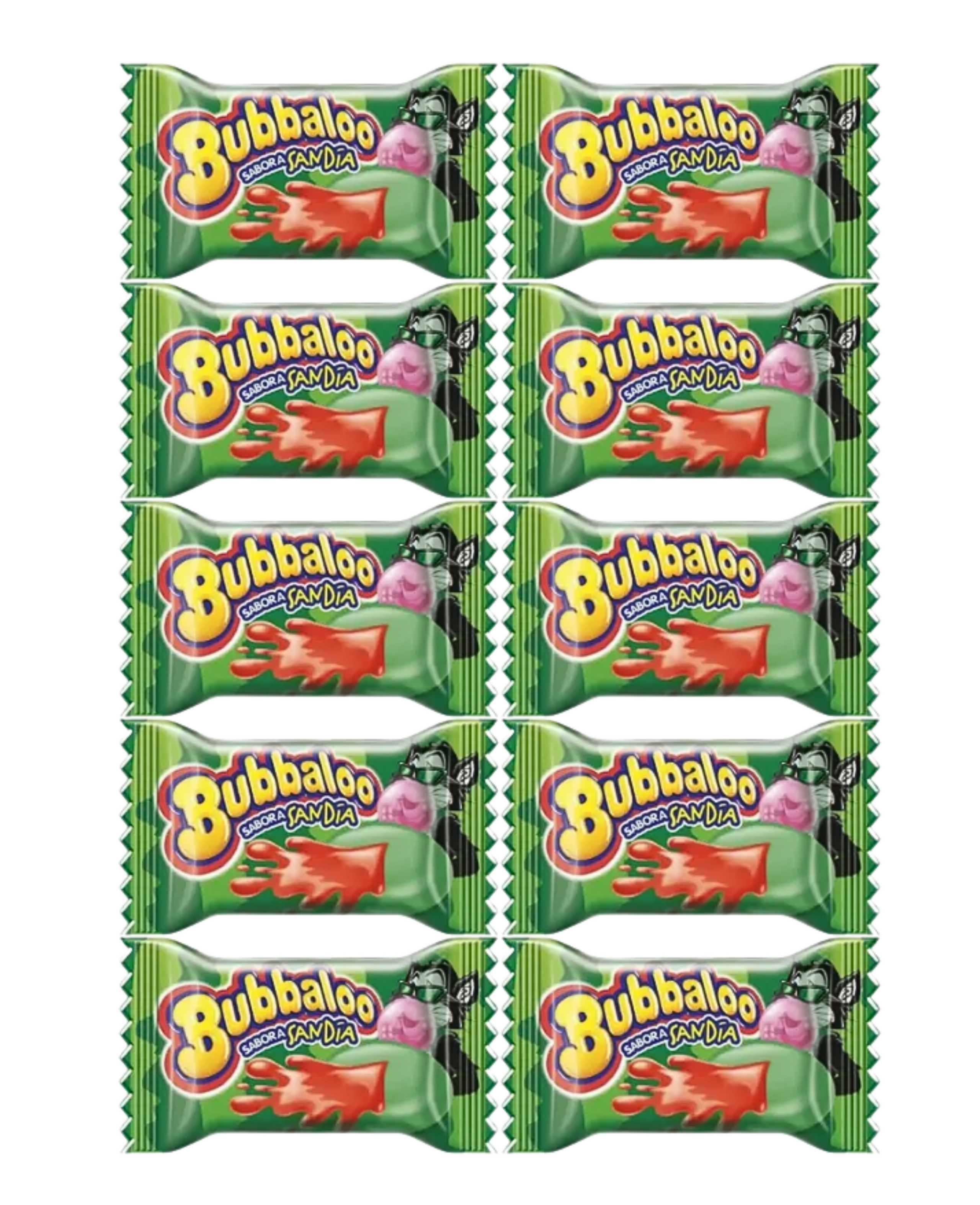 Bubbaloo Sandía 10 unidades