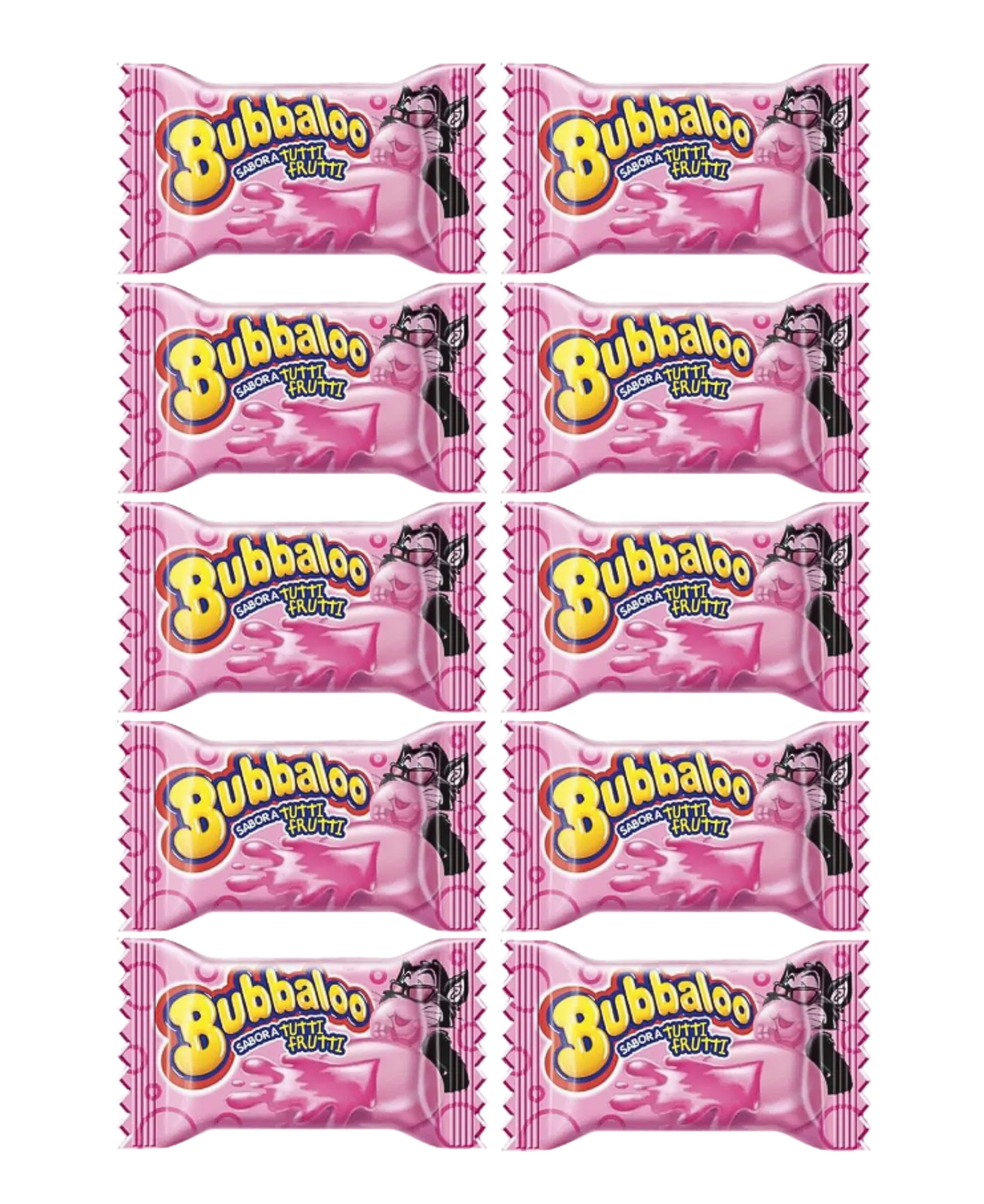 Bubbaloo Tutti Frutti 10 unidades