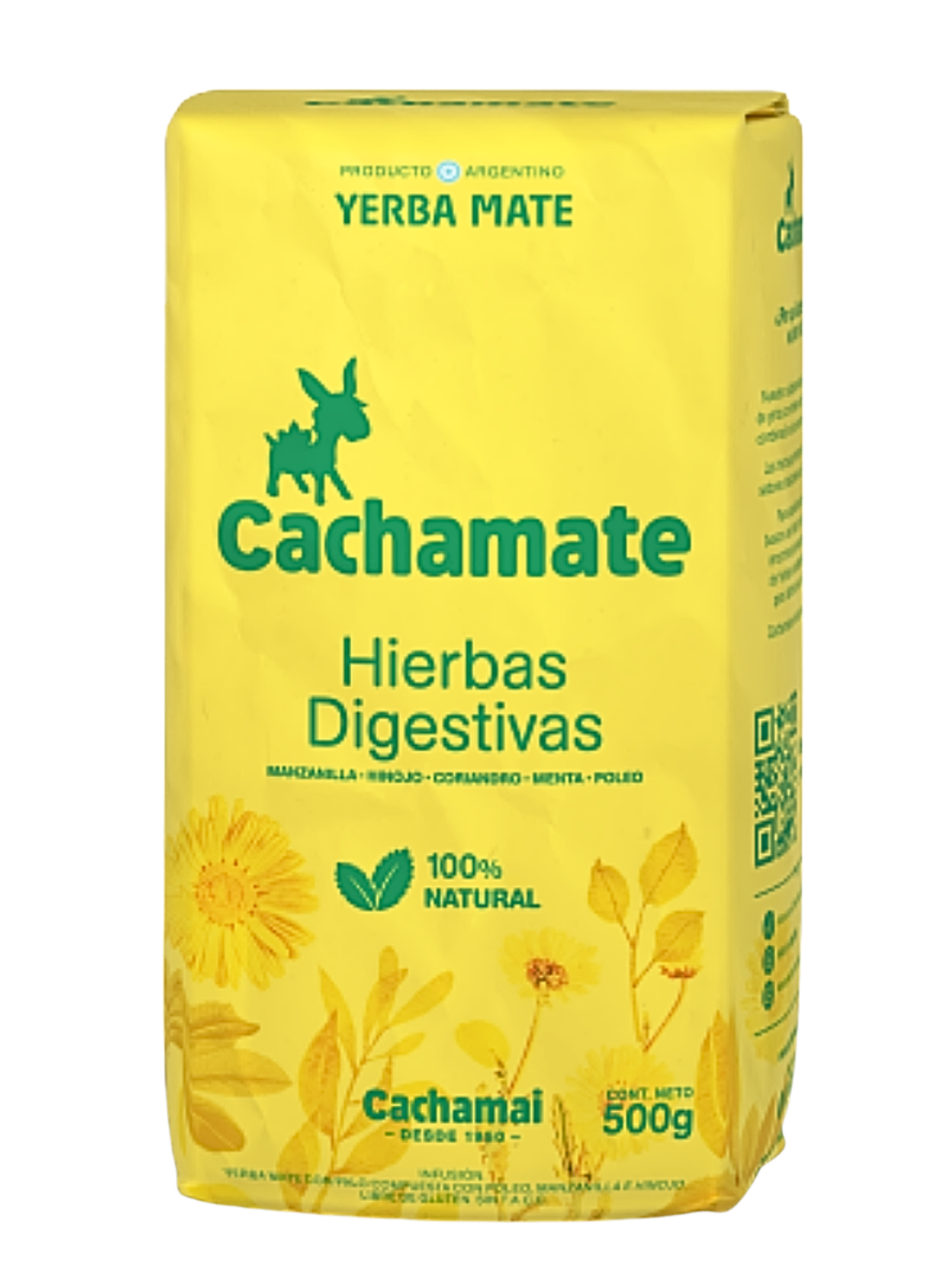 Yerba Mate Cachamate Hierbas Digestivas 500 gr