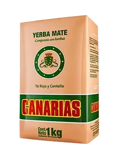 Yerba Mate Canarias Té Rojo y Centellas 1 kg