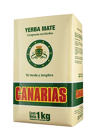 Yerba Mate Canarias Té Verde y Jengibre 1 kg
