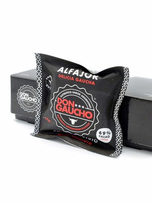 Alfajor Don Gaucho chocolate negro 69% cacao unidad