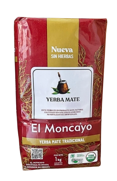 Yerba Mate El Moncayo Orgánica Tradicional 1 Kg