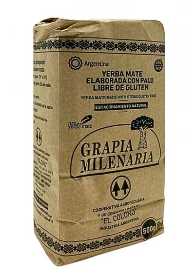 Yerba Mate Grapia Milenaria 500g