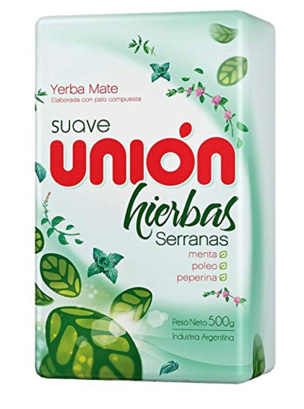 Yerba Mate Unión Hierbas Serranas 500 gr