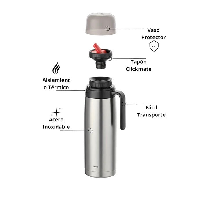 Termo Termolar R-Evolution Acero Inoxidable 1 L