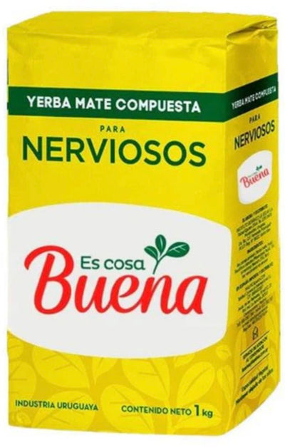 Yerba Mate Es cosa Buena Nerviosos 1 Kg
