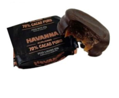 Alfajor Havanna unid 70% cacao