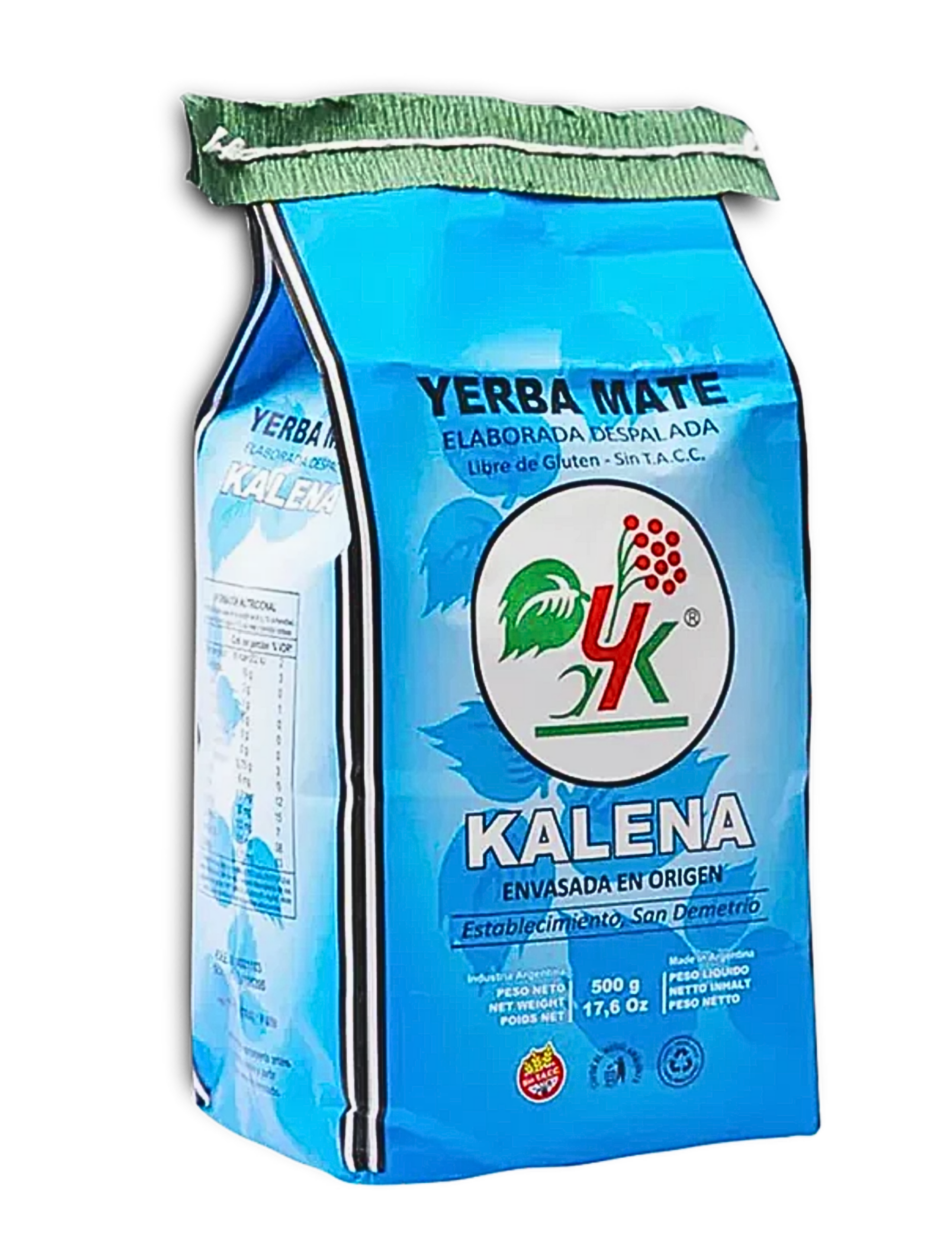 Yerba Mate Kalena Despalada Orgánica 500 gr